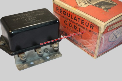 REGULATEUR MARCHAL VAUCANCON 12V CDRL 123...AUTOS TRACTEURS ANCIENS