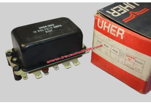 REGULATEUR UHER 12V 09.1852 POUR DYNAMOS LUCAS...TRACTEURS FORD NEW HOLLAND DIVERS