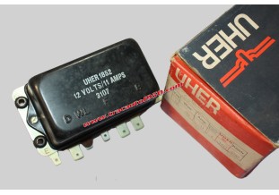 REGULATEUR UHER 12V 09.1852 POUR DYNAMOS LUCAS...TRACTEURS FORD NEW HOLLAND DIVERS
