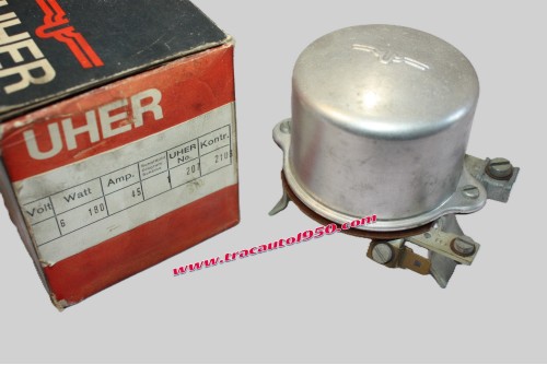 REGULATEUR UHER 6V 09.0207 POURS DYNAMOS BOSCH...VOLKSWAGEN COX 1200