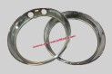 PAIRE DE CERCLAGES DE PHARE CIBIE 4274 Ø 150mm...4CV DAUPHINOISE ESTAFETTE