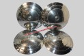 JEU DE 4 ENJOLIVEURS DE ROUE INOX Ø 230MM...PEUGEOT 203 403 404