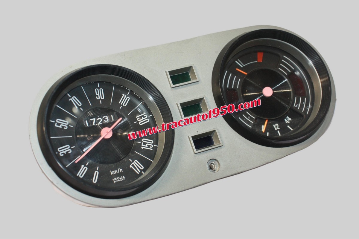 COMBINE BLOC COMPTEUR 12V VEGLIA BORLETTI 170km/h...FIAT 127