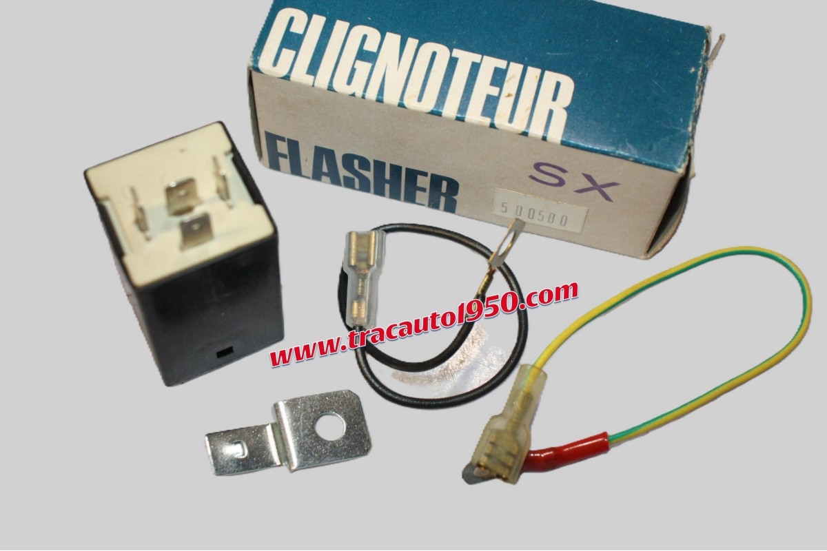 CENTRALE CLIGNOTANTE ELECTRONIQUE 12V 36W SOPARTEX SX 500500...AUTOS ANCIENNES