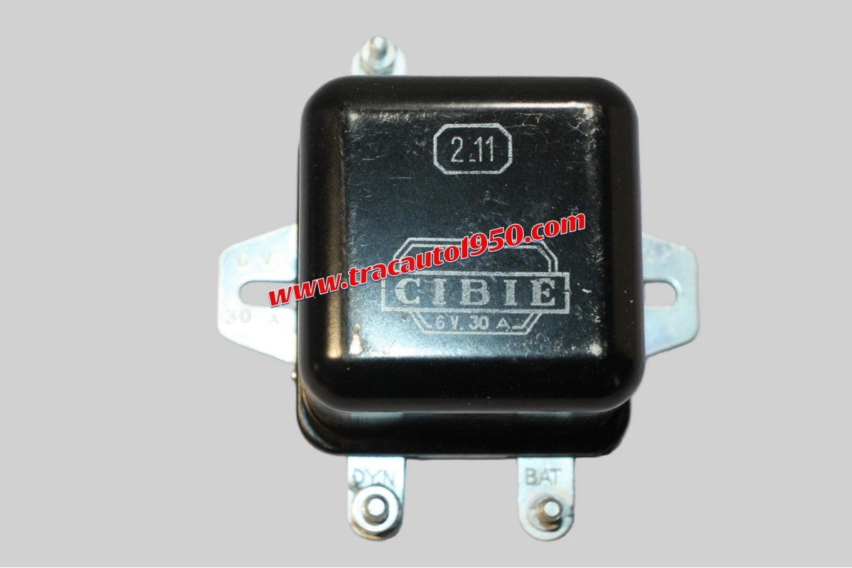 REGULATEUR CIBIE 6V 30A TYPE A3 POUR DYNAMOS 6V...SPECIAL VOITURES USA