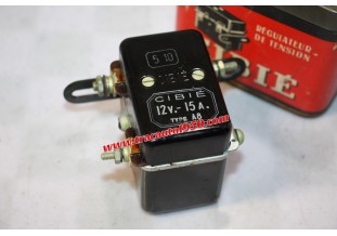 REGULATEUR CIBIE 12V 15A TYPE A8 POUR DYNAMOS 12V...CITROEN CHENARD DELAHAYE FORD PEUGEOT TALBOT