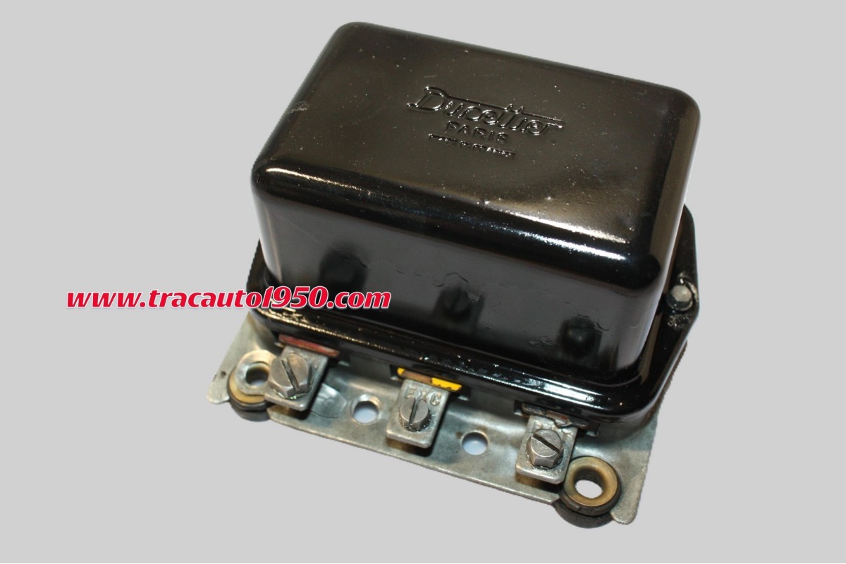 REGULATEUR DUCELLIER 6V 24A 8325 B POUR DYNAMOS 7276 A/G/H...CITROEN 2CV DYANE 6V