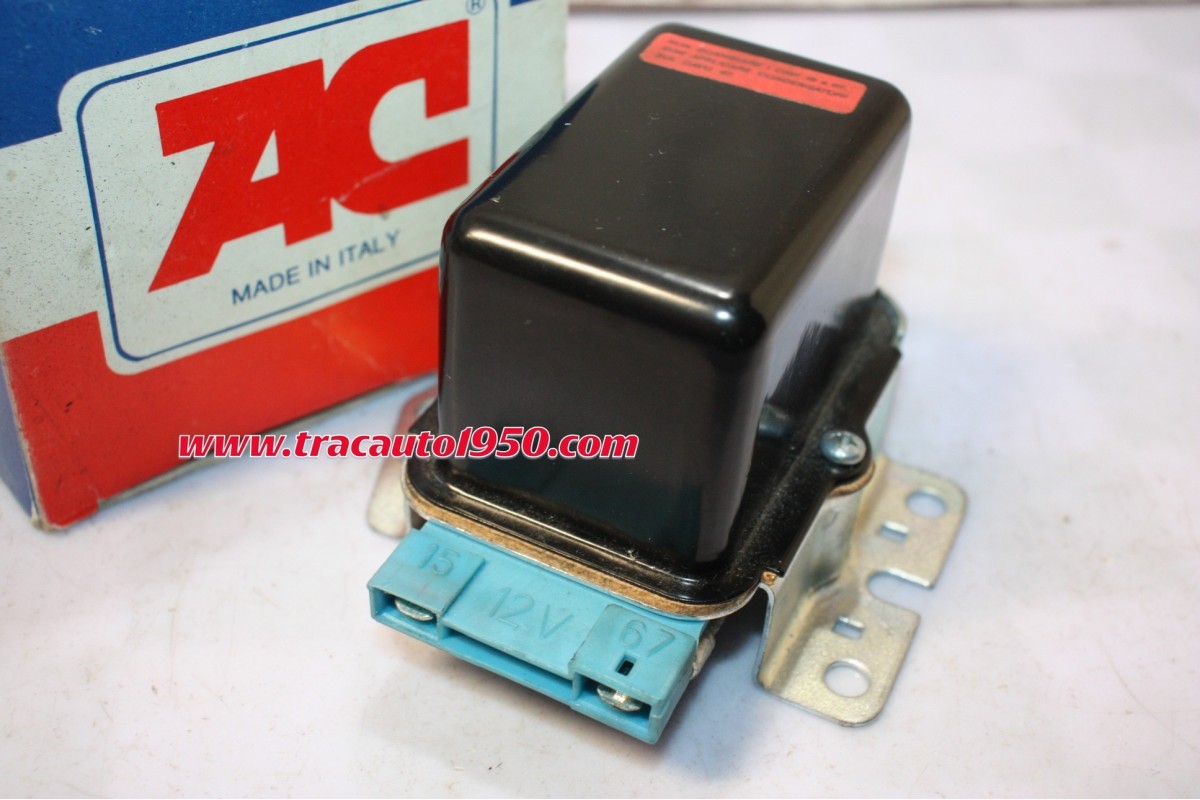 REGULATEUR AC DELCO 14V 3.5A RA102 POUR ALTERNATEURS FIAT MARELLI...FIAT 850 DINO X 1/9 124 130..