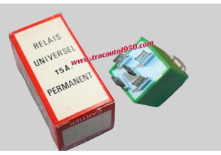 RELAIS UNIVERSEL PERMANENT 12V G. CARTIER 03104 5 BORNES...AUTOS DIVERSES