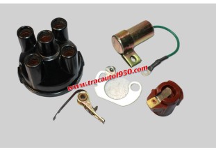 KIT TETE/ROTOR DUB211 pour ALLUMEUR DUCELLIER...RENAULT R4 R5 R6 ES...