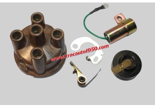 KIT ALLUMAGE pour ALLUMEUR DUCELLIER 4 CYL Ø 55MM ...RENAULT 4CV R4 4L R5 R6