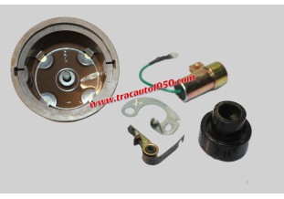 KIT ALLUMAGE pour ALLUMEUR DUCELLIER 4 CYL Ø 55MM ...RENAULT 4CV R4 4L R5 R6