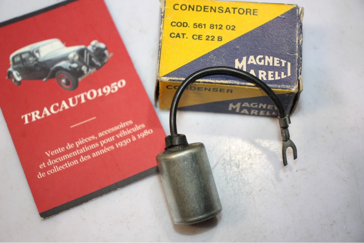 CONDENSATEUR CE 22B POUR ALLUMEURS MAGNETI-MARELLI ...FIAT 127 128 131 PANDA RITMO AUTOBIANCHI A112