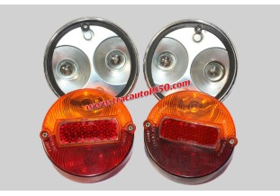 PAIRE DE FEUX AR D/G SEV MARCHAL D/G 4407/4412...SIMCA TALBOT 1000 1200 1300 1500 MATRA DJET