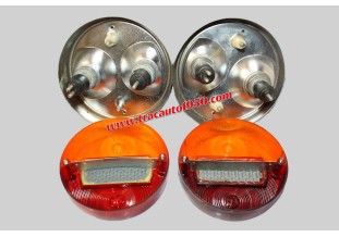 PAIRE DE FEUX AR D/G SEV MARCHAL D/G 4407/4412...SIMCA TALBOT 1000 1200 1300 1500 MATRA DJET
