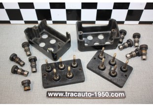 LOT DE 2 BORNIERS MARCHAL POUR 5 FUSIBLES SPECIAUX...CAMIONS BERLIET SAVIEM