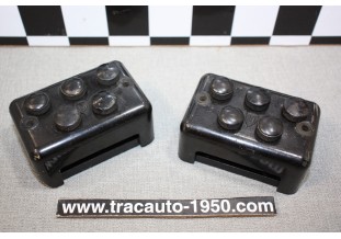LOT DE 2 BORNIERS MARCHAL POUR 5 FUSIBLES SPECIAUX...CAMIONS BERLIET SAVIEM
