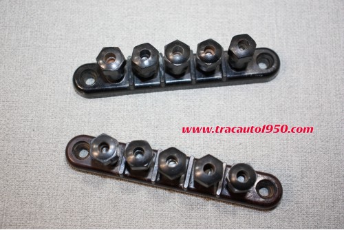 PAIRE DE BARRETTES DE CONNEXION 5 BORNES...CITROEN TRACTION C4 AUTOS ANCIENNES DIVERSES