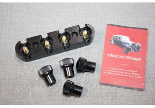 BARRETTE DE CONNEXION 4 BORNES...CITROEN TRACTION C4 AUTOS ANCIENNES DIVERSES