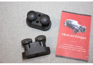 PAIRE DE BARRETTES DE CONNEXION 2 BORNES...CITROEN TRACTION C4 AUTOS ANCIENNES DIVERSES