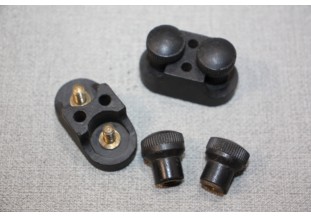 PAIRE DE BARRETTES DE CONNEXION 2 BORNES...CITROEN TRACTION C4 AUTOS ANCIENNES DIVERSES