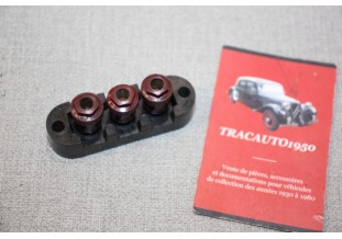 BARRETTE DE CONNEXION DAV 3 BORNES...CITROEN TRACTION C4 AUTOS ANCIENNES DIVERSES