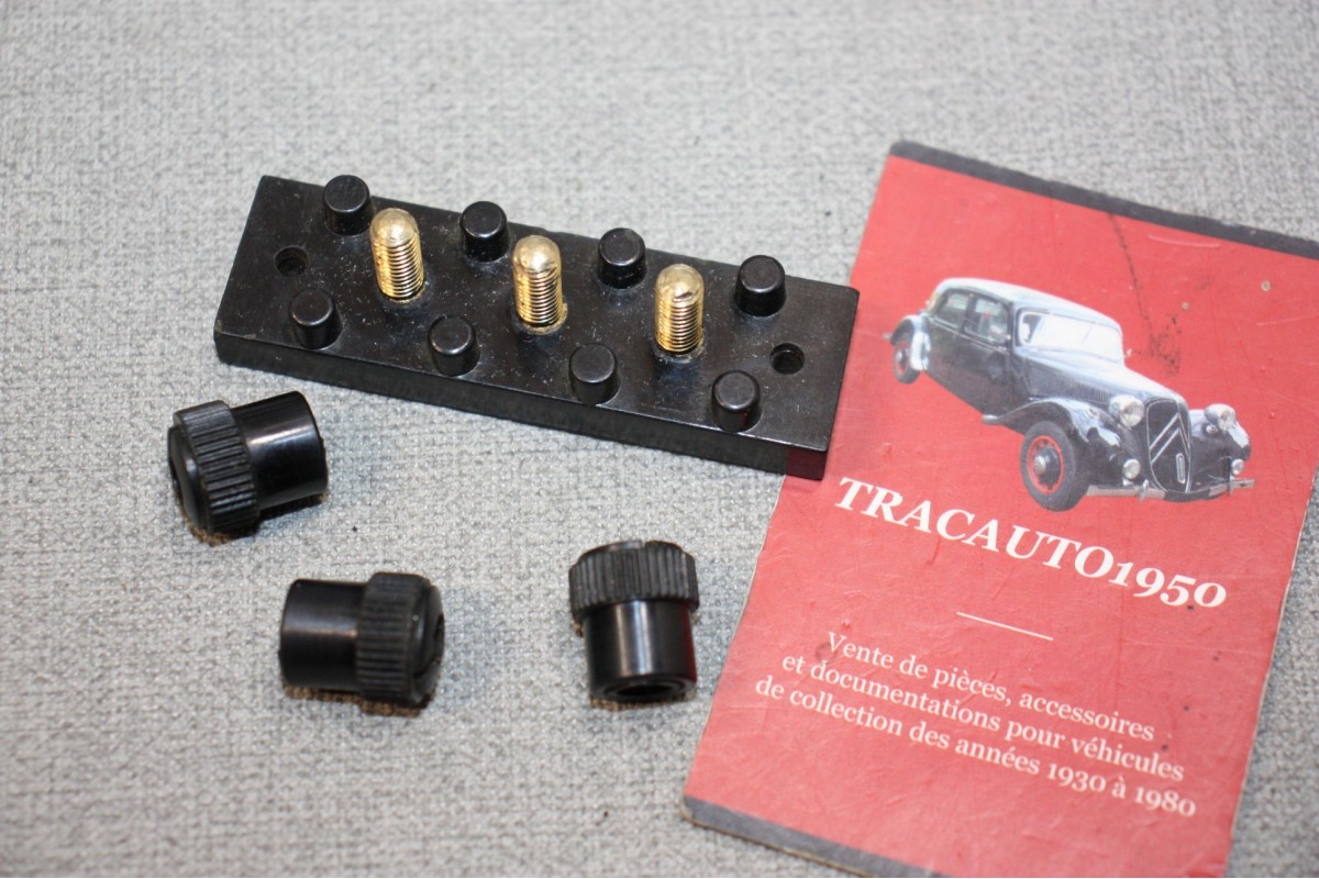 BARRETTE DE CONNEXION DAV 3 BORNES...CITROEN TRACTION C4 AUTOS ANCIENNES DIVERSES
