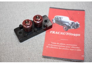 BARRETTE DE CONNEXION 2 BORNES...CITROEN TRACTION C4 AUTOS ANCIENNES DIVERSES
