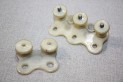 JEU DE 2 BORNIERS A FUSIBLES 3/2 BORNES PEUGEOT...PEUGEOT 203 403 404 D3A D4A D4B