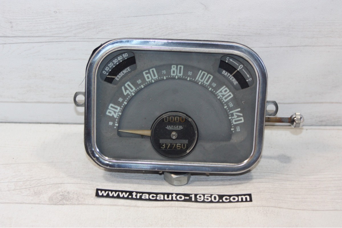 COMBINE BLOC COMPTEUR JAEGER 6V 150km/h...CITROEN TRACTION 11CV apr...