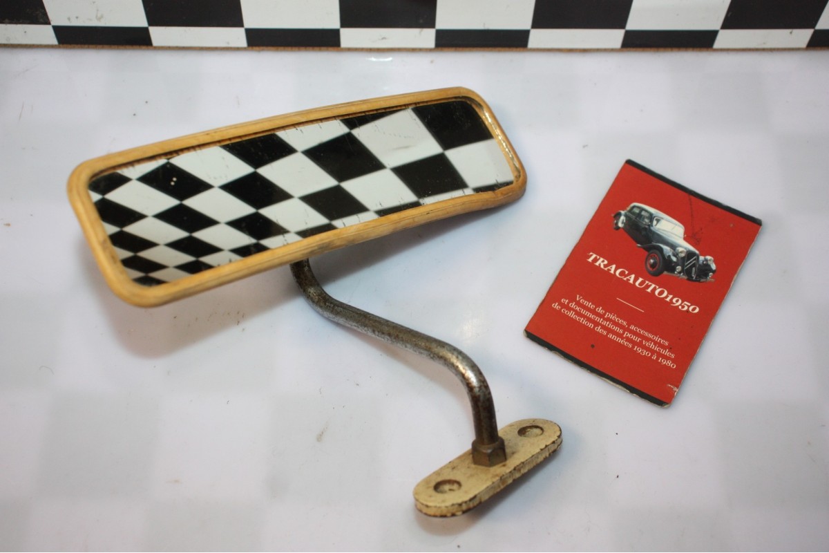 RETROVISEUR INTERIEUR SGDG INCURVE 170X50MM...AUTOS ANCIENNES COLLECTION