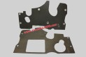 PAIRE DE PROTECTION CHAUFFAGE DE COMPARTIMENT MOTEUR...RENAULT 4CV