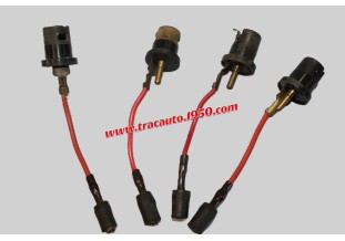 LOT DE 4 PORTES VEILLEUSES DE PHARES SEV MARCHAL...CITROEN 2CV 3CV