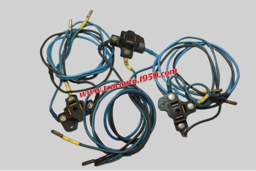 LOT DE 3 CONNECTEURS CODE EUROPEEN POUR PHARE SEV/CIBIE...CITROEN 2CV 3CV AUTOPS DIVERS