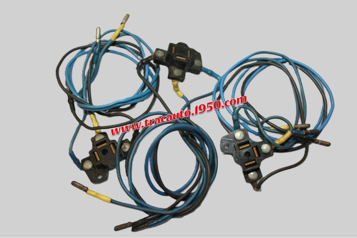 LOT DE 3 CONNECTEURS CODE EUROPEEN POUR PHARE SEV/CIBIE...CITROEN 2CV 3CV AUTOPS DIVERS