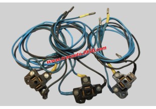 LOT DE 3 CONNECTEURS CODE EUROPEEN POUR PHARE SEV/CIBIE...CITROEN 2CV 3CV AUTOPS DIVERS