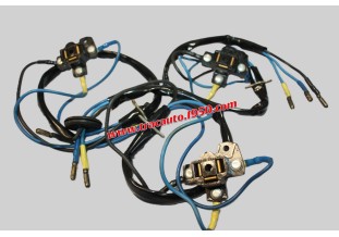 LOT DE 3 CONNECTEURS CODE EUROPEEN POUR PHARE SEV MARCHAL...CITROEN 2CV 3CV AUTOPS DIVERS