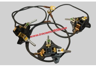 LOT DE 3 CONNECTEURS CODE EUROPEEN/H4 SEV MARCHAL...CITROEN 2CV 3CV AUTOPS DIVERS