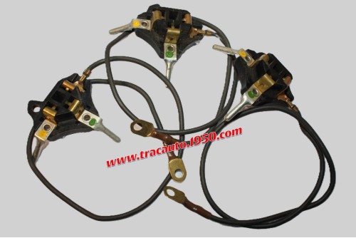 LOT DE 3 CONNECTEURS CODE EUROPEEN/H4 CIBIE...CITROEN 2CV 3CV AUTOPS DIVERS
