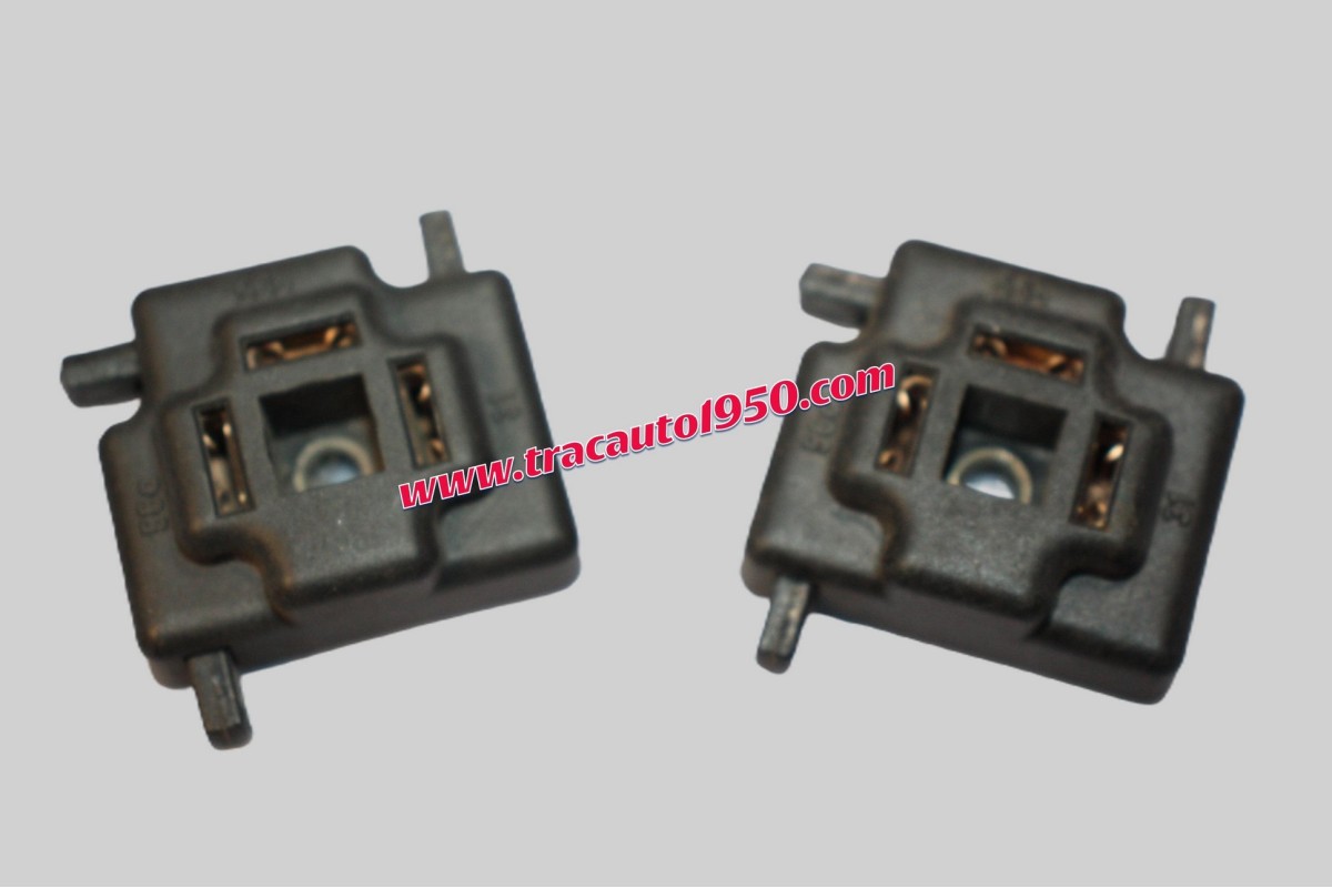 PAIRE DE CONNECTEURS DE PHARES CODE/PHARE/H4 HELLA 8JA 3 POLES...AUTOS CAMIONS UTILITAIRES
