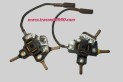 UNE PAIRE DE CONNECTEURS CODE/PHARE/H4 + VEUILLEUSE SEV MARCAL...CITROEN 2CV 3CV