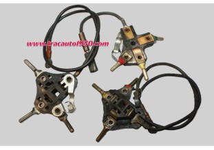 UN LOT DE 3  CONNECTEURS CODE/PHARE/H4 + VEUILLEUSE SEV MARCAL...CITROEN 2CV 3CV