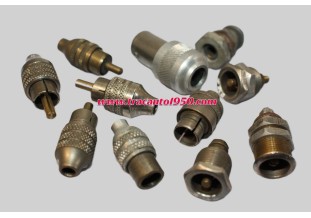 LOT DE 11 PRISES DIVERS POUR TABLEAU DE BORD...AUTOS ANCIENNES DIVERS