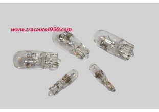 LOT DE 5 LAMPES 12V WB 1590 1.2/3/5 WATTS...AUTOS DIVERS