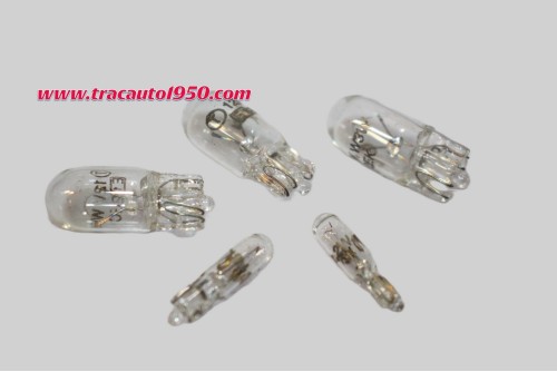 LOT DE 5 LAMPES 12V WB 1590 1.2/3/5 WATTS...AUTOS DIVERS