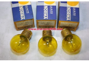 3 AMPOULES FEUX ADDITIONNELS 6V 45W NORMA 1202...AUTOS ANCIENNES