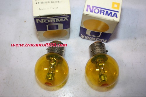 2 AMPOULES 6V  36/45W NORMALUX CE 1103...AUTOS ANCIENNES