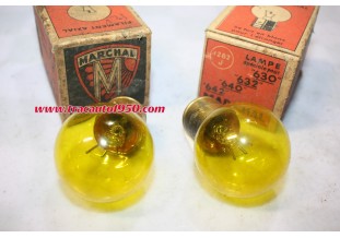 2 AMPOULES FEUX ADDITIONNELS 6V 45W MARCHAL 1282J...AUTOS ANCIENNES