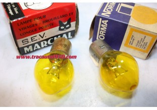2 AMPOULES 24V 45W MARCHAL 2486J/NORMA1214 BA20S...CAMIONS DIVERS