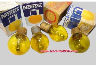 UN LOT DE 4 AMPOULES NORMA 6V DIVERSES...AUTOS ANCIENNES